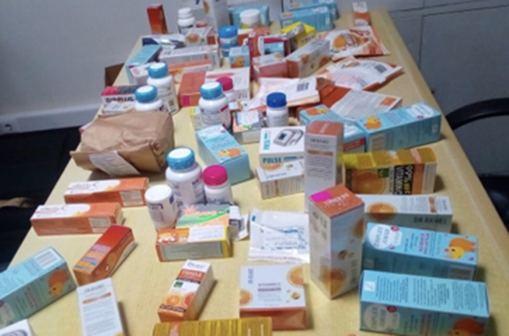 En la operación se interceptaron casi 40 000 productos médicos ilegales.